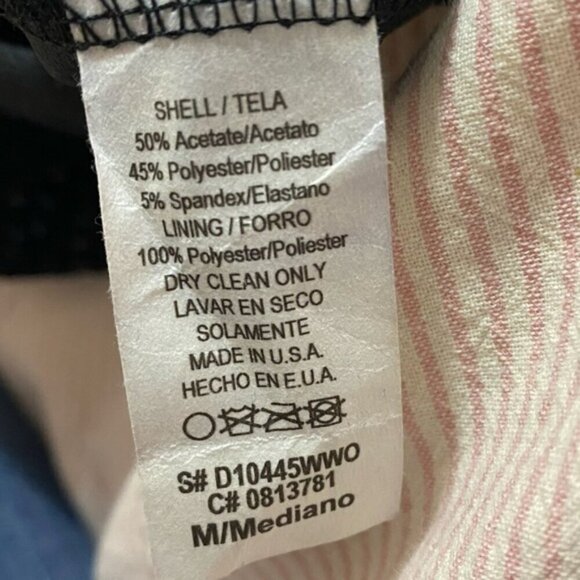 y2k KHERISA Black Shimmer Dress Size Medium - Picture 4 of 5